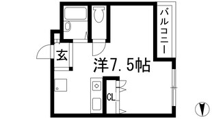 カルム中山の物件間取画像